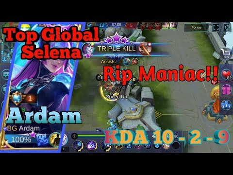 "RIP MANIAC!!" [Top Global Selena] "Ardam" Selena Gameplay +Item Build