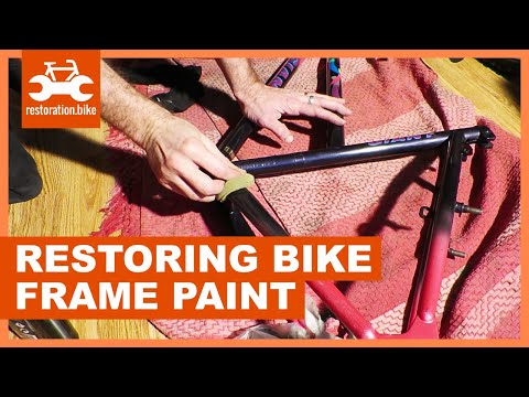 Restoring bike frame paint in 4 easy steps