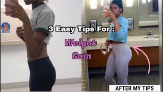 3 TIPS TO GAIN WEIGHT FAST FOR SKINNY GIRLS (BULK UP FAST!)