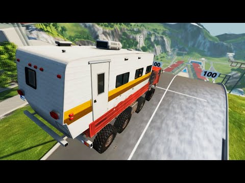 High speed freaky jumps #2 - Beamng.Drive