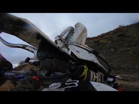 Wern ddu quarry enduro bike practice
