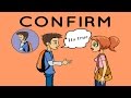 confirm Meaning 2