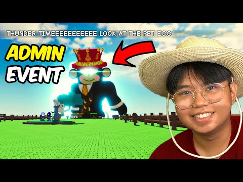 CRAZIEST ADMIN EVENT IN GROW A GARDEN - Roblox