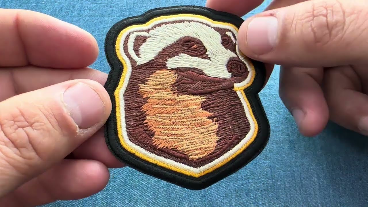 Honey Badger Iron On Patch P7424