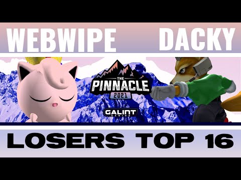 Dacky (Fox) vs Webwipe (Jigglypuff) - Pinnacle 2021 Melee Singles Losers Top 16