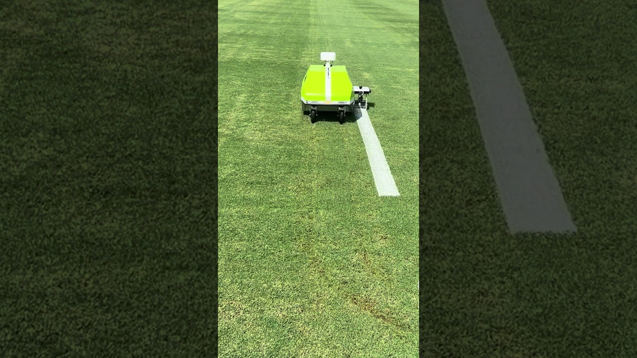 Turf Tank autonomous line-marking robot behind the scenes!