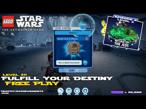 Lego Star Wars The Skywalker Saga: Lvl 30 Fulfill Your Destiny FREE PLAY - HTG