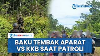 Detik-detik Baku Tembak Aparat Vs KKB di Yahukimo Papua saat Patroli, Polisi Pukul Mundur Penyerang