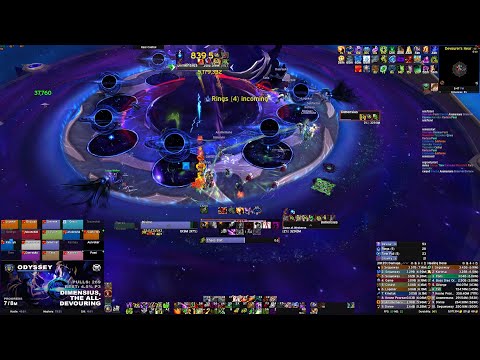 Odyssey vs Mythic Dimensius the all Devouring - Destro Warlock POV