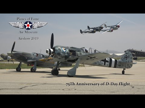 Planes of Fame 2019 '75th Aniversary D-Day flight'