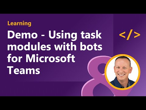 Demo Using task modules with bots for Microsoft Teams