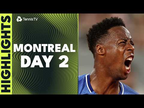 Monfils Meets Majchrzak; Berrettini, Navone, Cilic & Diallo Feature | Montreal 2026 Day 2 Highlights