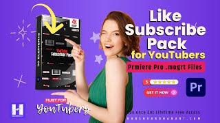 Preview -Youtube Like Subscribe Buttons Pack for Premiere Pro-Mediastock