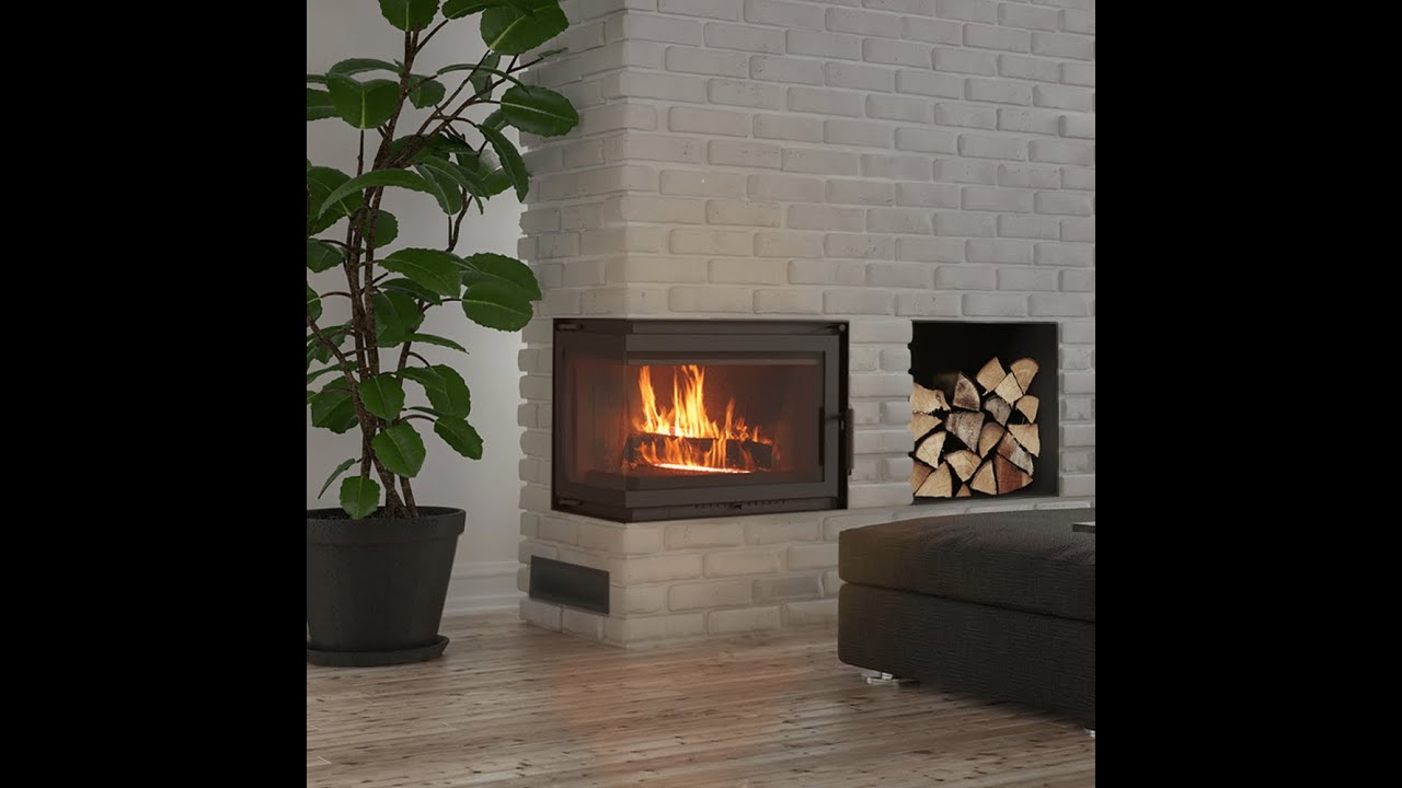 Inserto per camino ad angolo (angolare) smart m s s www.stufe-lerda.it