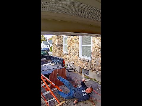 His grandkids still don't have their slide! #funny #fails