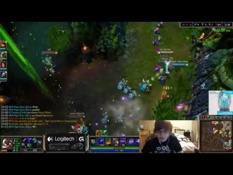 C9 Sneaky Corki and Zyra vs Kog'Maw and and Thresh | Ranked SoloQ | Adc