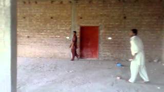 preview picture of video 'Playing Cricket in Despensary Jheuranwali Raza Warraich, Awais, Fahad & Ali :-)'