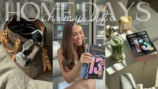 AT HOME SUMMER VLOG | obsessing over books, hair routine & packing for a trip