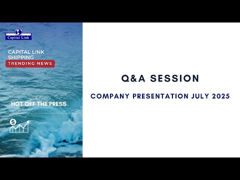 Heidmar Company Presentation July 2025 - Q&A