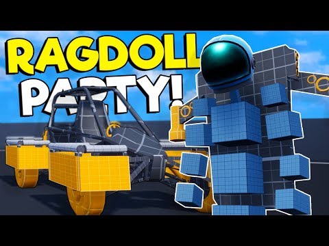 Farting Ragdolls VS Insane Obstacle Course! - Ragdoll Party Online Gameplay