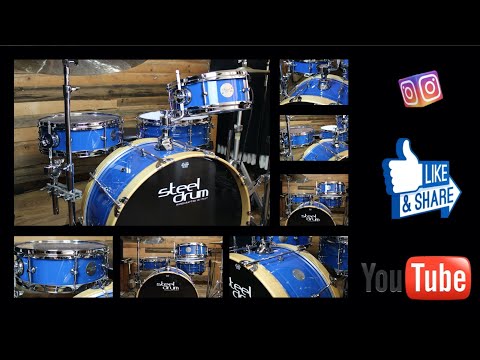 Steeldrum travel Kit 22 12 14 + Snare 14x5,5"