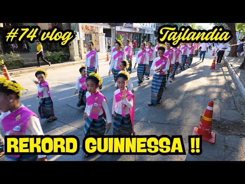 #74 Vlog CHIANG MAI 🌴 Rekord Guinnessa! 7 218 Tancerek w Jednym Miejscu 💃🔥 + Silver Temple