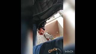 Rescue from death. A bird that was caught in two triple fishing hooks, which was suffering terribly.