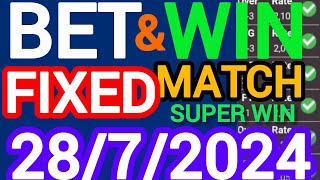 TODAY CORRECT SCORE PREDICTIONS 28/07/2025/FOOTBALL PREDICTIONS TODAY/SOCCER BETTING TIPS/SURE TIPS.