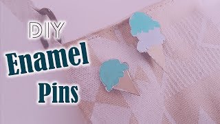 DIY Enamel pins using Aluminium foil ~ No shrinking plastic needed! l Creative Gen - DIY