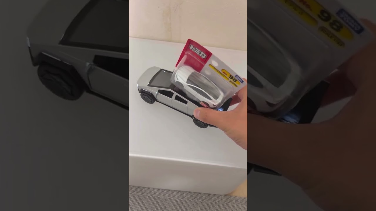 Tesla Model 3 in the Tesla Cybertruck