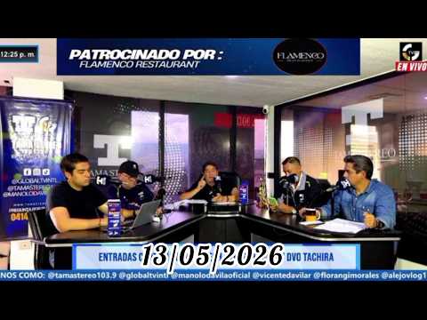 TÁCHIRA  EMPATÓ 1 a 1 EN PUEBLO NUEVO | TAMA STEREO 103.9 FM  13/05/2026