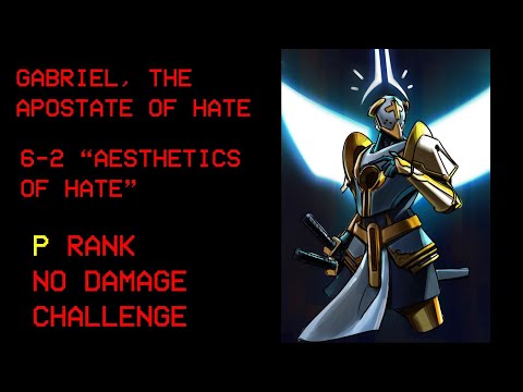 ULTRAKILL 6-2 Gabriel Rematch Boss Fight - P Rank - No damage - Challenge [w/Input] #ultrakill