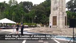 KL Remembrance Sunday 2015: Honouring the Sikh soldiers