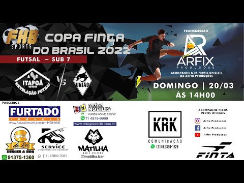 ITAPOÃ x UNIÃO RD - FUTSAL SUB 7