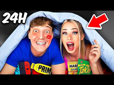 Ich ÜBERLEBE 24 Stunden HEIMLICH mit CANSELGUEL! 😳 (erwischt)