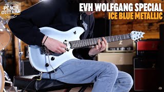 Video thumbnail for No Talking...Just Tones | EVH Wolfgang Special | Ebony - Ice Blue Metallic by Peach Guitars