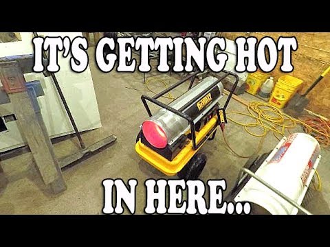 It's Getting HOT In Here! DeWalt DXH135HD Forced Air Torpedo HEATER