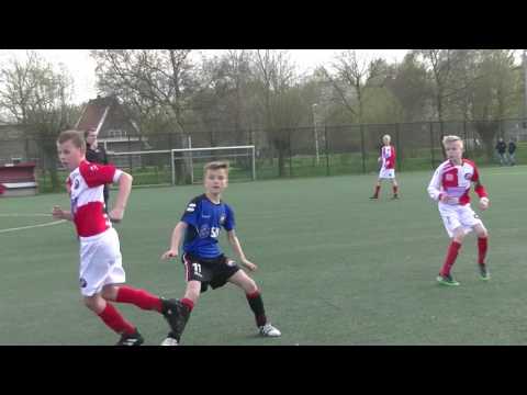 Isaiah Ahmed PVC JO12-1 - UVV JO12-1 2de helft bekerwedstrijd (1-1)