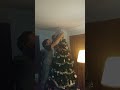 Addy S First Time Topping The Christmas Tree