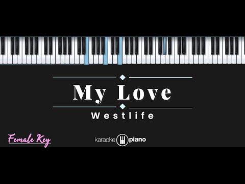 My Love - Westlife (KARAOKE PIANO - FEMALE KEY)