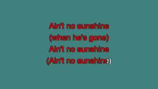 4 The Cause   Aint no Sunshine mh [karaoke] [karaoke]