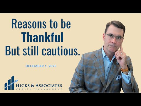Reasons to be Thankful - but still cautious — video featuring Theodore Hicks