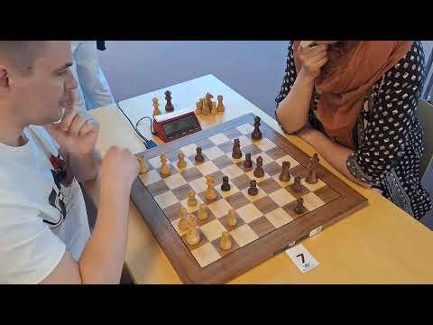 GM Aleksandr Volodin - WGM Laura Rogule | Blitz chess