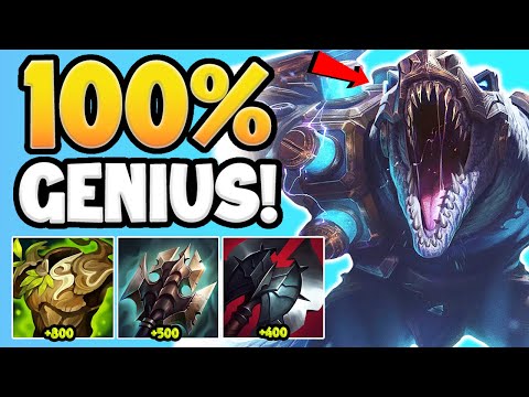 My NEW Renekton Build Is ACTUALLY 100% NUTS Right Now! (Maximum Girth)