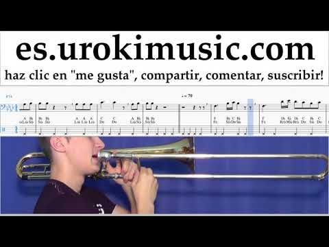 Como Tocar Trombón Silentó - Watch Me (Whip/Nae Nae) Tablatura um-b927