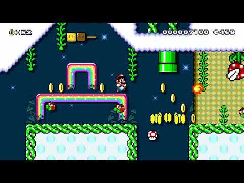Galactic Garden by Skimbean™ - Super Mario Maker 2 - No Commentary 1ca