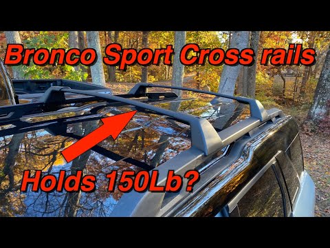 How to install Bronco Sport OEM roof rails with NO TOOLS!