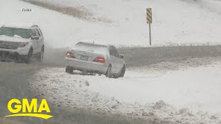 Winter storm brings dangerous conditions in Nebraska, Oklahoma l GMA