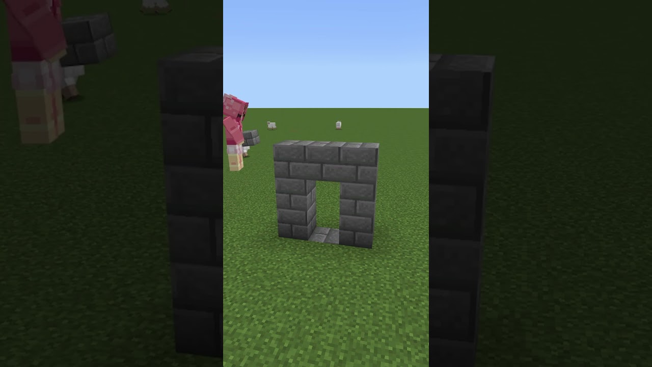 鍵付き扉の作り方 統合版【Minecraft】