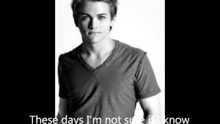 Faith to fall back on (Lyrics &amp; Pictures) - Hunter Hayes